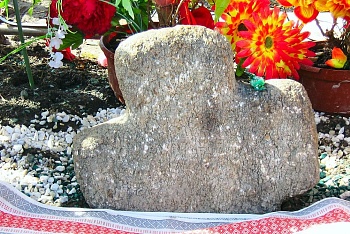 Каменны крыж на Барысаглебскіх могілках на Тураўшчыне